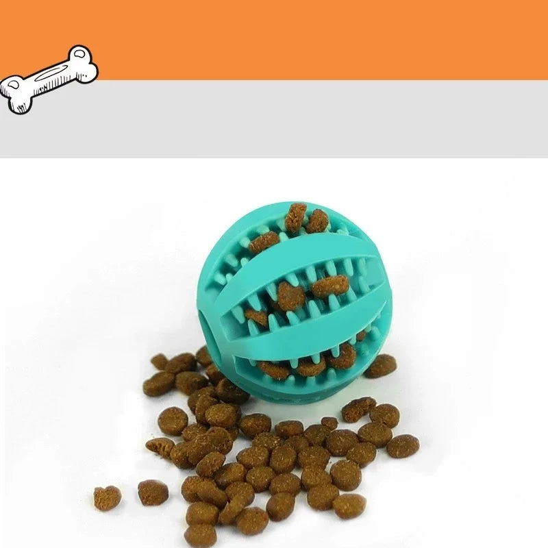 Dog Treat Dispensing Ball, Slow Feeder Chew Toy for Small & Medium Dogs