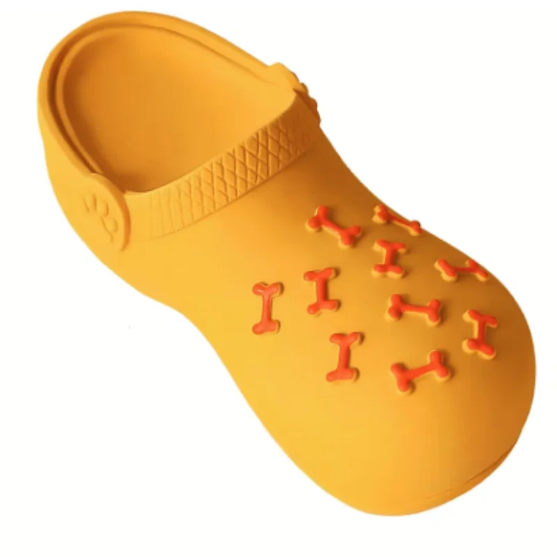 Squeaky Latex Slipper Dog Toy: Teeth Cleaning Chew Toy for Training and Play, Small, Medium & Large Dogs and Puppies