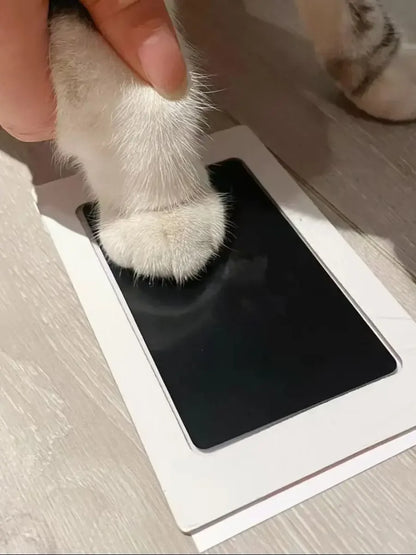Inkless Paw Print Kit for Dogs, Cats & Babies: No-Touch, Mess-Free Pet Safe Ink Pad with Keepsake Cards