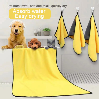 Quick-Dry Pet Bath Towel