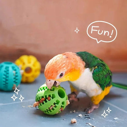 Dog Treat Dispensing Ball, Slow Feeder Chew Toy for Small & Medium Dogs