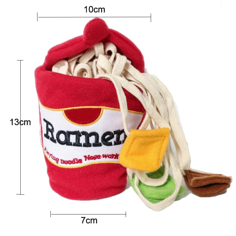 Dog Snuffle Toy: Noodle-Shaped Sniffing Puzzle and Nosework Treat Toy for Puppies and Dogs