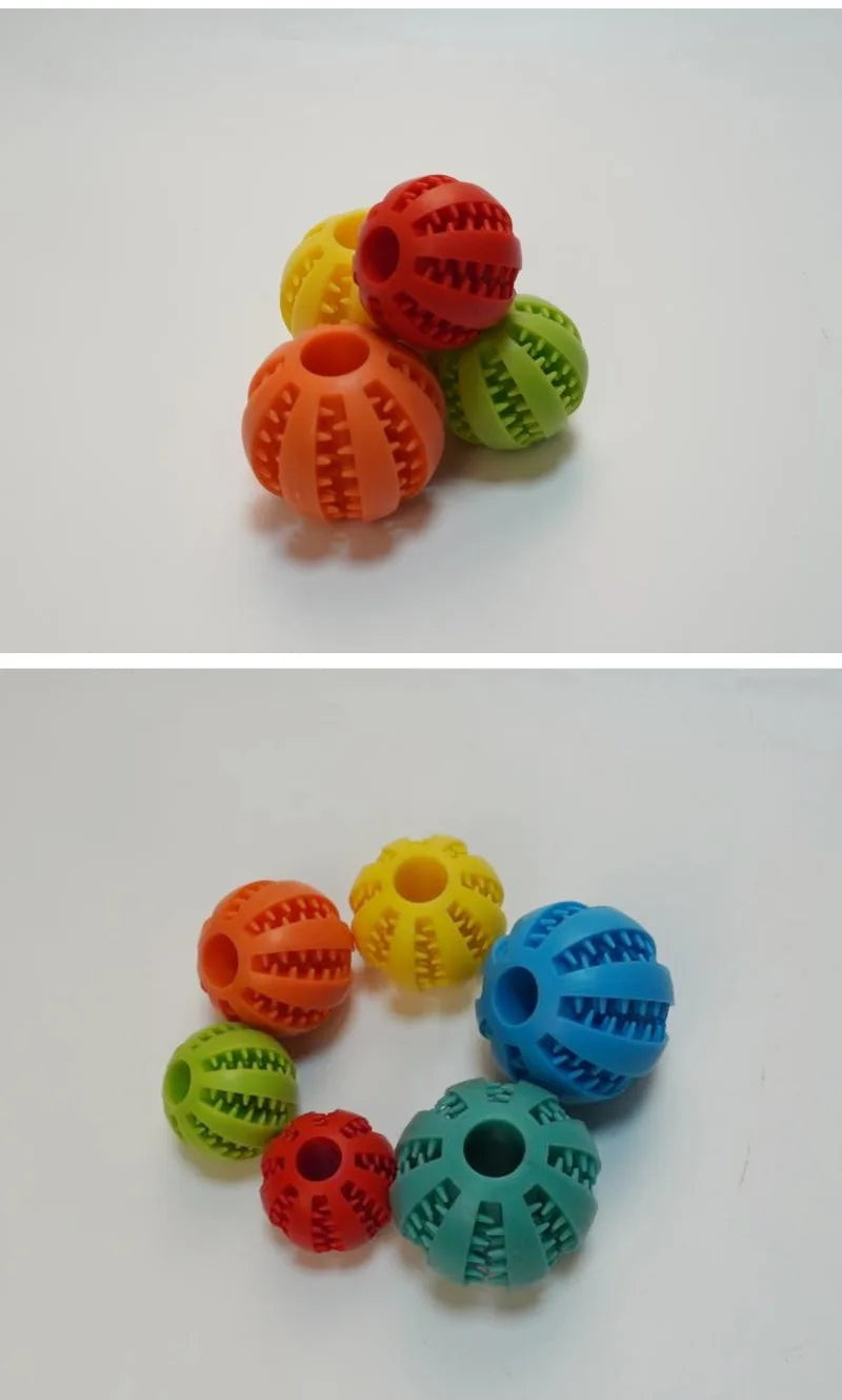 Dog Treat Dispensing Ball, Slow Feeder Chew Toy for Small & Medium Dogs