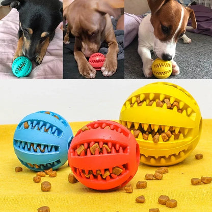 Dog Treat Dispensing Ball, Slow Feeder Chew Toy for Small & Medium Dogs