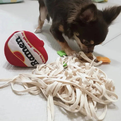 Dog Snuffle Toy: Noodle-Shaped Sniffing Puzzle and Nosework Treat Toy for Puppies and Dogs