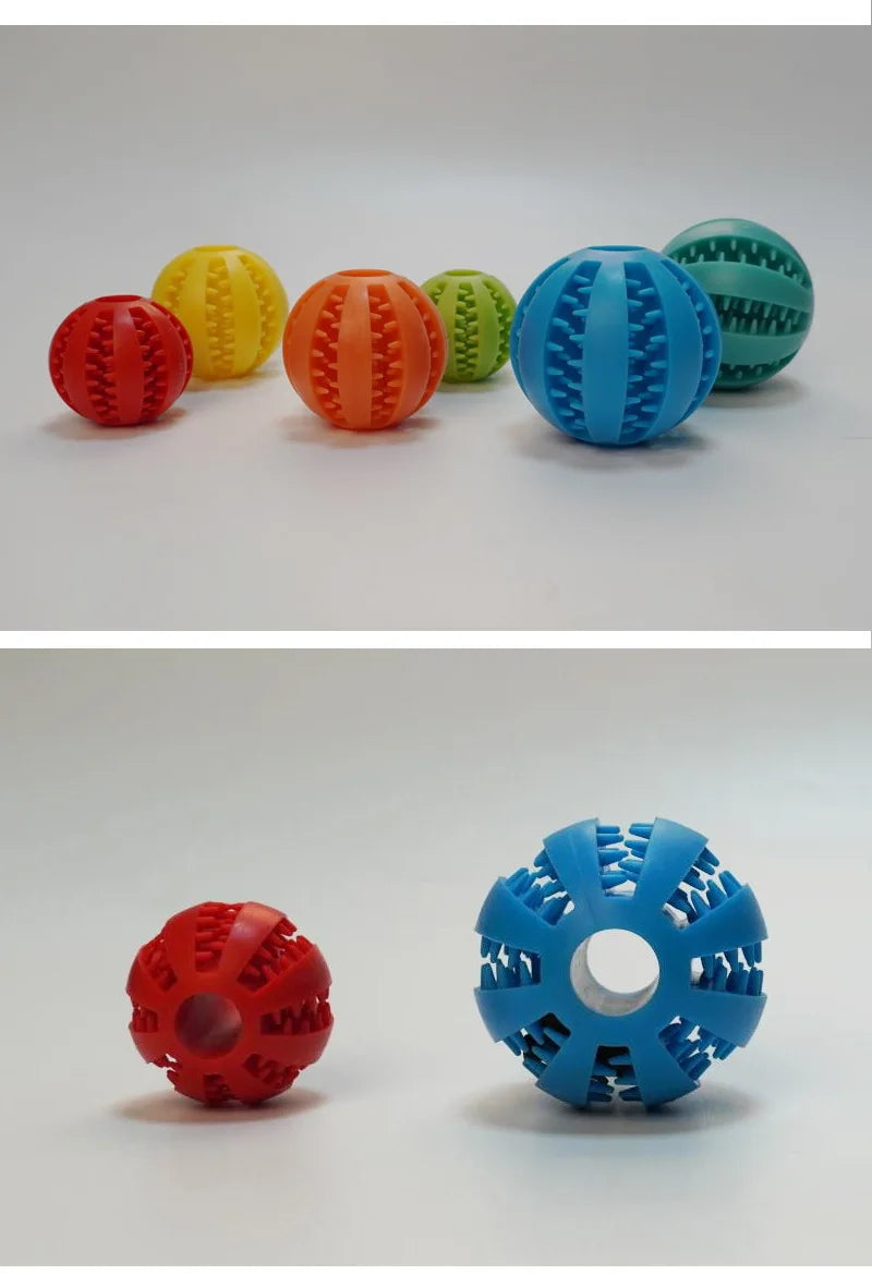 Dog Treat Dispensing Ball, Slow Feeder Chew Toy for Small & Medium Dogs