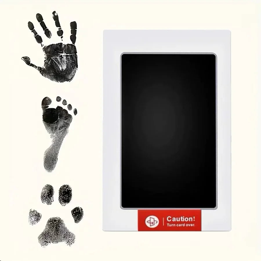 Inkless Paw Print Kit for Dogs, Cats & Babies: No-Touch, Mess-Free Pet Safe Ink Pad with Keepsake Cards