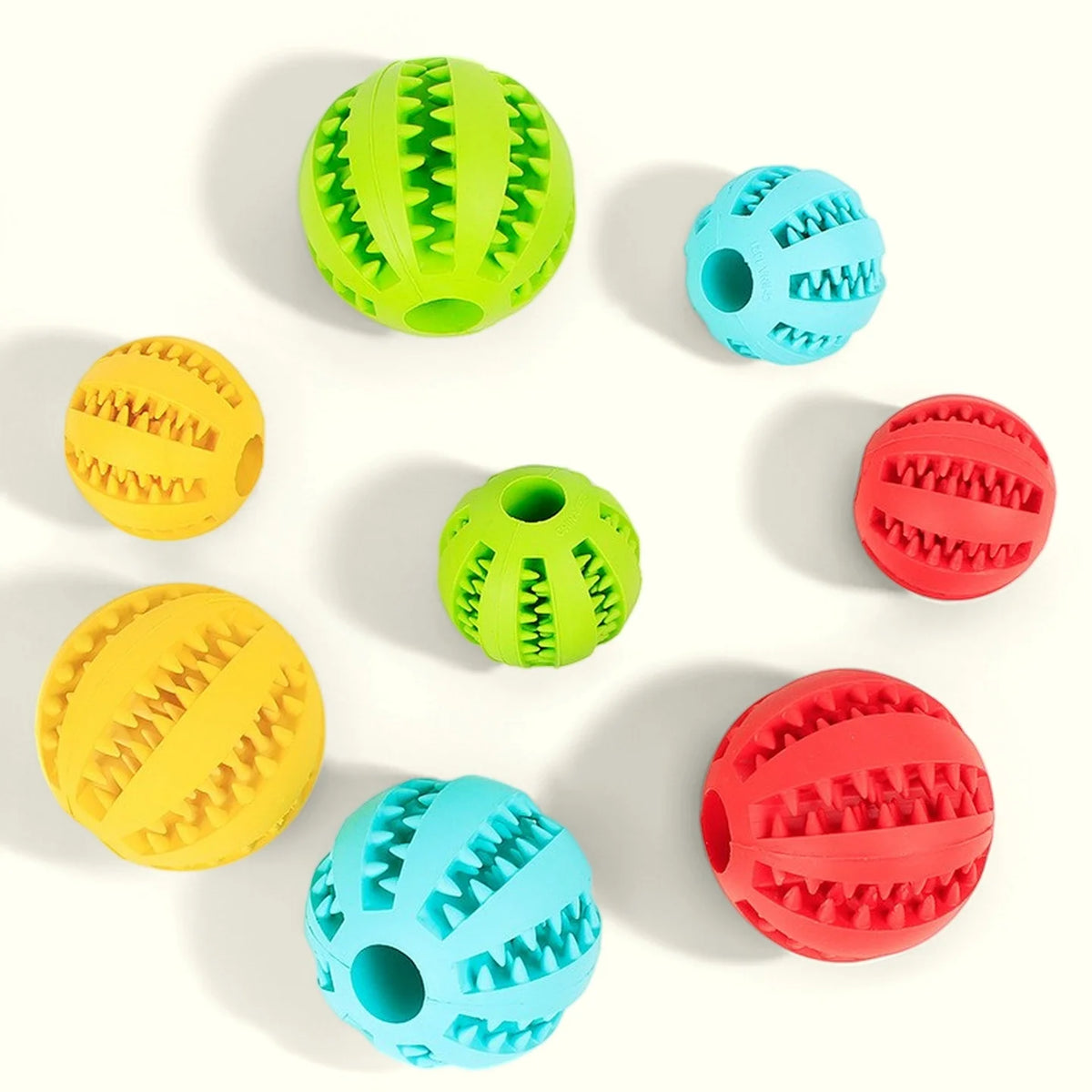 Dog Treat Dispensing Ball, Slow Feeder Chew Toy for Small & Medium Dogs