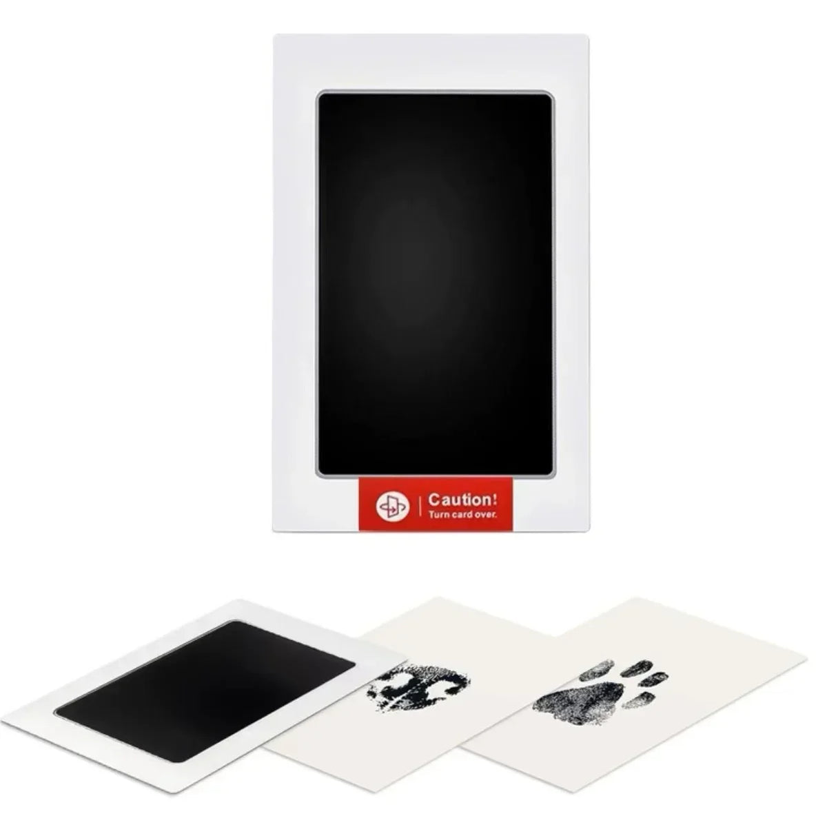 Inkless Paw Print Kit for Dogs, Cats & Babies: No-Touch, Mess-Free Pet Safe Ink Pad with Keepsake Cards