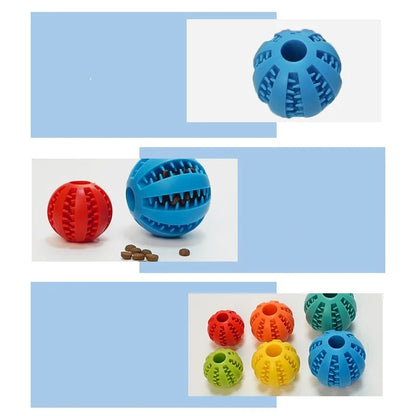 Dog Treat Dispensing Ball, Slow Feeder Chew Toy for Small & Medium Dogs