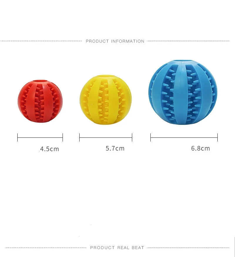 Dog Treat Dispensing Ball, Slow Feeder Chew Toy for Small & Medium Dogs