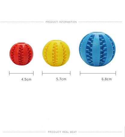 Dog Treat Dispensing Ball, Slow Feeder Chew Toy for Small & Medium Dogs