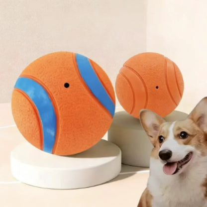 Tough Dog Ball: Solid Rubber Bouncy Fetch & Chew Toy for Small, Medium & Large Dogs and Puppies