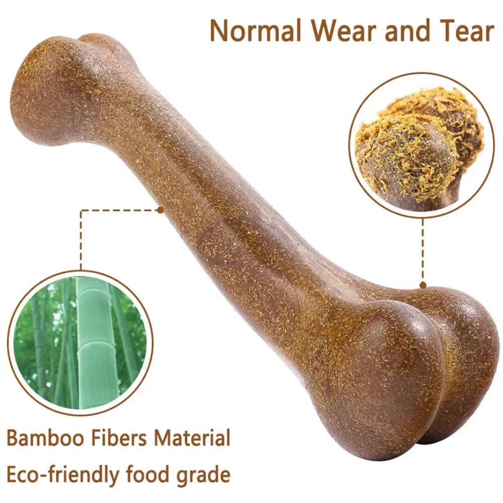 Durable Dog Bone Chew Toy: Tough Dental Chew for Puppies and Small, Medium & Large Dogs